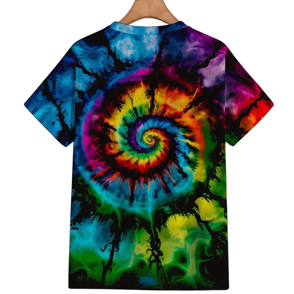 70’s Tie-Dye Swirl Shirt
